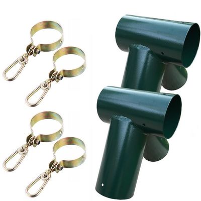 Customized Logo Pipe Swing Set Frame Fitting Hanger für Zentrum Spielplatz Hardware