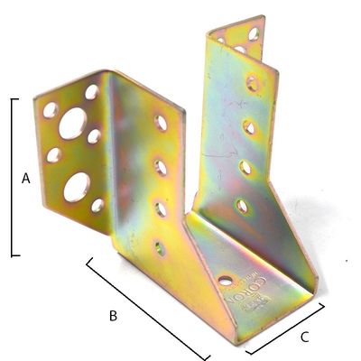 Quadratische Platte Truss Gusset Nagelplatte für Holz Verbindung Herstellung Dicke 0,4-3 mm