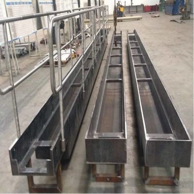 Spezialisierte Schwerlastschweißverarbeitung Große mechanische Metallhalterungsrahmenstruktur