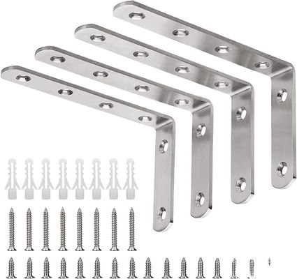 In-house/Drittanbieterinspektion Maßgeschneiderte an der Wand montierte Regale aus Edelstahl und Aluminium