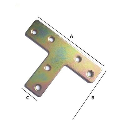 0.4-3mm Dicke Anodisierte T-Form Holzverbindung