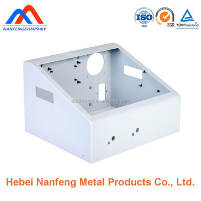 Custom Aluminium Extrusionsbox mit Pulverbeschichtung Oberflächenbearbeitung und Biegeprozess