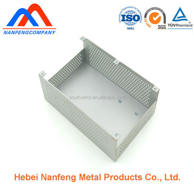 Custom Aluminium Extrusionsbox mit Pulverbeschichtung Oberflächenbearbeitung und Biegeprozess