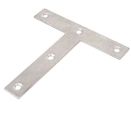 Flach T-förmige Eckspange Korrekturplatte 45*160*140mm Holzbaukonnektor für Mehrzweck