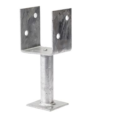 Individuelle Metallstützen zur sicheren Verankerung von Betonholzpfosten