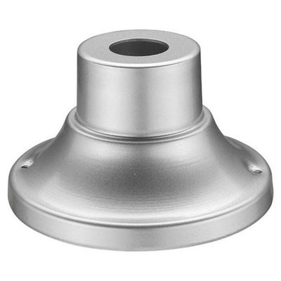 Schwarz beschichtete Außenleuchtenstange mit Stahlmaterial und Pier Mount Pole Base
