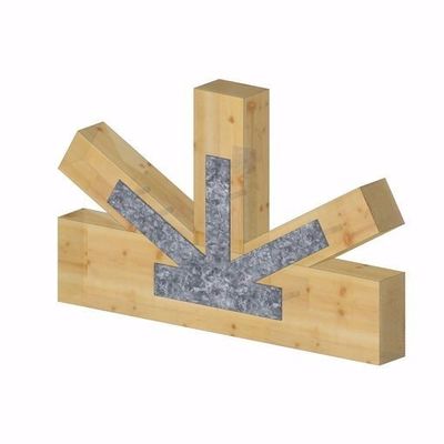Schwere Holzverbindung Hardware Metallstütze für Holzstützstruktur