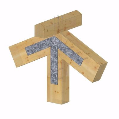 Schwere Holzverbindung Hardware Metallstütze für Holzstützstruktur
