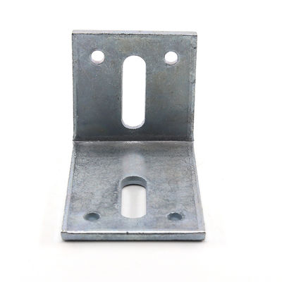 Customized Logo Galvanized Flat Corner Bracket für nicht standardisierte Baumaschinen