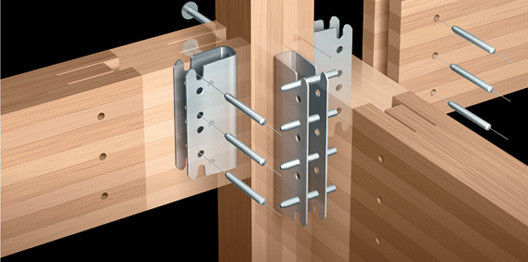 angepasste Dreiecksklammer für Holzbalkenhänger
