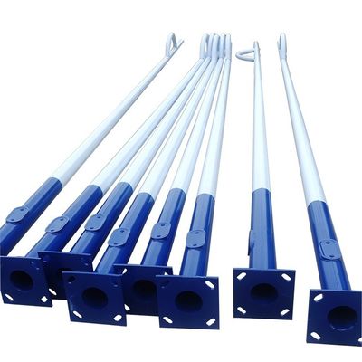 Runder Tapered Hot Dip Galvanized Outdoor Light Pole 5-12m für Kundenanforderungen