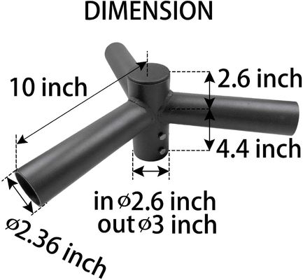 Triple Mount Spoke Montage Halterung 120 Grad Stange Top Tenon Arme Inspektion im Haus