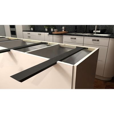 290g Custom Aluminium versteckte Insel Unterstützung Halter angepasst Design