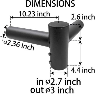 3-10mm Dicke 90D Mount Bracket Slipfitter Trunion Tenon für 2 leichte runde Stange Arm