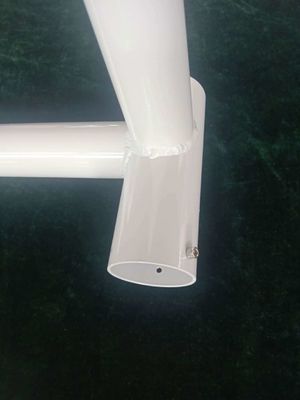 90° Twin Spoke Pole Top Mount Bracket mit einseitiger Struktur und beliebiger Farbe