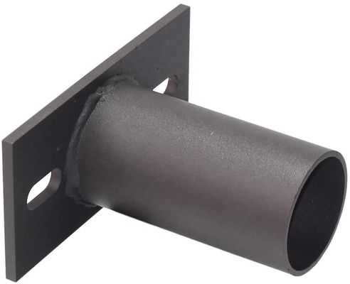 Anodisierte 90 Grad L-Form quadratische Stange Oberhalterung für LED Schuhkarton Parkplatz Lichtstange