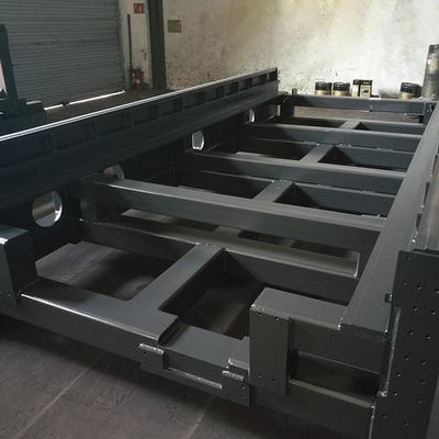 Spezialisierte Schwerlastschweißverarbeitung Große mechanische Metallhalterungsrahmenstruktur