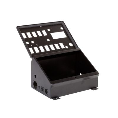 Nickelplattiert, nach Maßstab gestempelt, Stahl, Aluminiumblech, Metallgehäuse, Fahrgestell, Box, Gehäuse