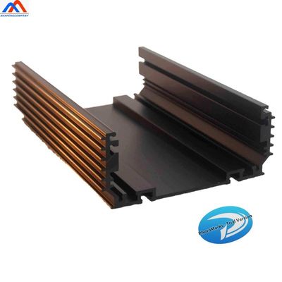 Stahlgehäuse 6063 Heatsink-Gehäuse für elektronische Batterien und Wärmeabsorption