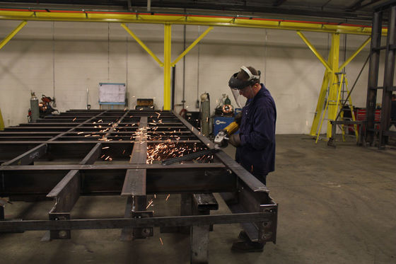 Materialwahl nach Maßgabe von Großformat Metallrahmen Schweißen und Fertigung für Motoren
