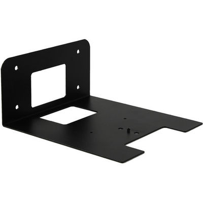 Maßgeschneiderte schwarze Pulverbeschichtung Wandhalterung für Kuppelkamera
