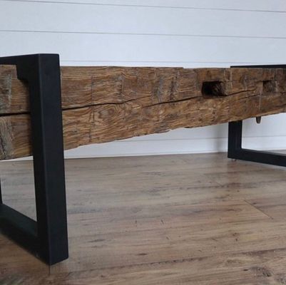 DIY Quadratrohr Möbel Beine für Kaffee Computer Deck Schwerlast Rustikalbank 290g