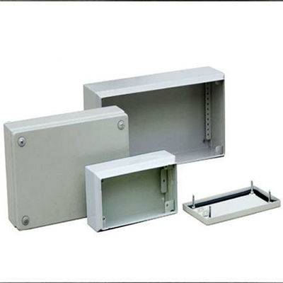 OEM Custom Edelstahl Aluminium Pulver Beschichtung Stamping und Schweißen Metall Kleine Box