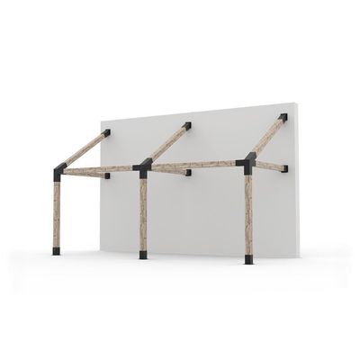 Anpassungsgröße Stempelverfahren Pergola-Behälter für Holzpfosten aus Kohlenstoffstahl