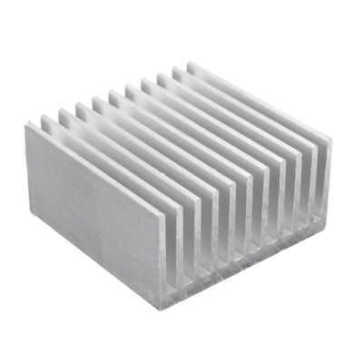 Nicht-Standard 6063 Anodisiertes Gehäuse Aluminium Extrusionswärmebecken mit Nickelbeschichtung