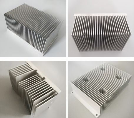 Prozesse Fräsen Stahl Wärmebecken Extrudiertes Aluminiumprofil zur verbesserten Kühlung