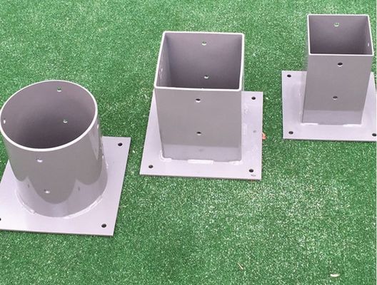 Pulverbeschichtete Metallpfostenbasis für Verbunddecken aus poliertem Aluminium
