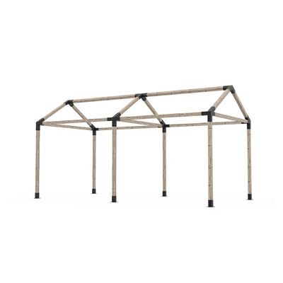 Verbessern Sie Ihr Pergola Kit mit 6x6 Holz Schulter und Lag Bolzen 1mm-12mm Dicke