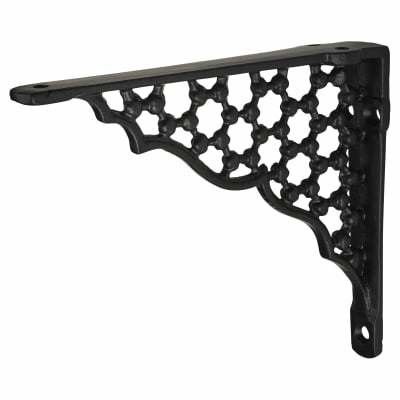 Biegungsverfahren kundenspezifisch 6/8/10/12' Sliver Metall Stahl Wandbefestigung Unterstützung Halterung
