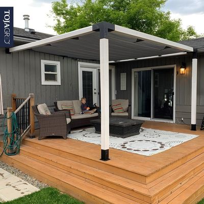 1 mm bis 12 mm Dicke Hochholz-Stand Kit mit Stahlhalterungen Modernisieren Sie Ihre Pergola