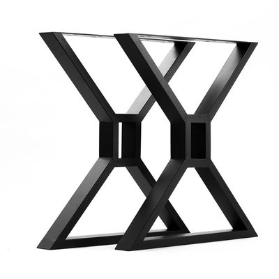 Multipurpose Matt Black Square Style Metall Tischbeine für benutzerdefinierte Büro-Computer-Tisch