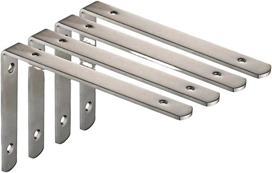 Anpassungspolierte Metall-Aluminium-Wandstütze mit Bohrverfahren