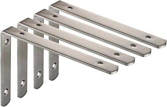 In-house/Drittanbieterinspektion Maßgeschneiderte an der Wand montierte Regale aus Edelstahl und Aluminium