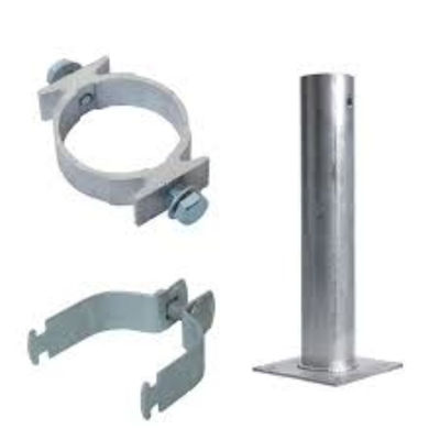 angepasste Hebei Road Side Steel Sign Pole Base und Top Brackets Klimaanlage Teile