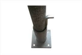 angepasste Hebei Road Side Steel Sign Pole Base und Top Brackets Klimaanlage Teile