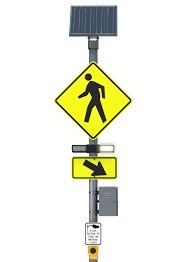 Maßgeschneiderte Messing-Straßen-Seiten-Signal-Stäbe Basis und Top-Klammern auf Kundenwunsch