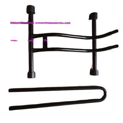 Platzsparende Fahrradflächenhalter schwarzer Fahrradträger für Garage Zertifikat ISO9001 2015