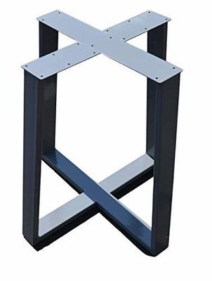 Maßgeschneiderte Trestle Pedestal Stil Tischröhre Metallbasis mit Stahlröhre Haltbarkeit