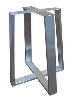 Maßgeschneiderte Trestle Pedestal Stil Tischröhre Metallbasis mit Stahlröhre Haltbarkeit