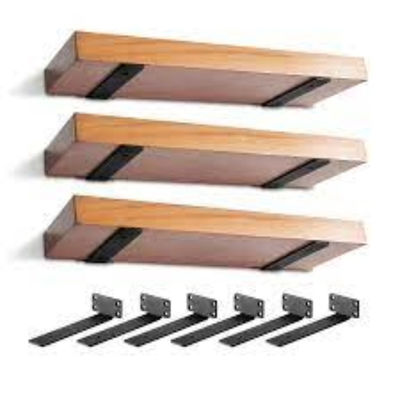 Robuste und stilvolle, an der Wand montierte Regalhalter mit einer Dicke von 0,4-3 mm