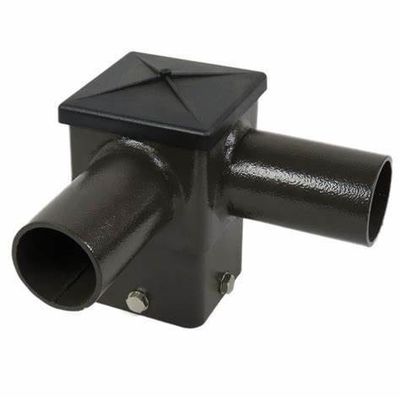 Langlebiger Gusseisenstand für 5 Zoll quadratische Stangen angepasst 90 Grad Tenon Adapter