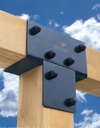 Customized Steel Pergola Brackets Kit zu niedrigen Preisen für Kundenanfrage Bestellen Sie jetzt