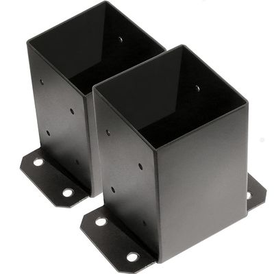 Kraftbeschichtete Metall-Basis-Behälter kundenspezifisches Design Biegeprozess kundenspezifisch schwarz beschichtet