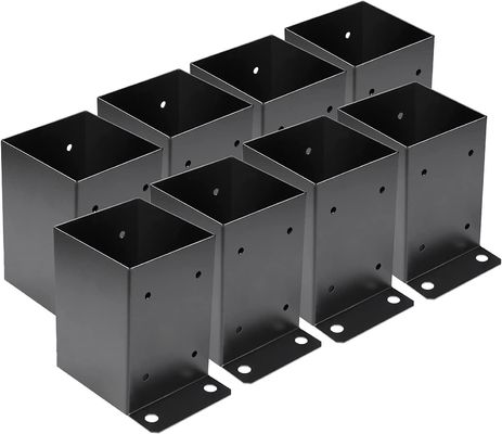 Kraftbeschichtete Metall-Basis-Behälter kundenspezifisches Design Biegeprozess kundenspezifisch schwarz beschichtet