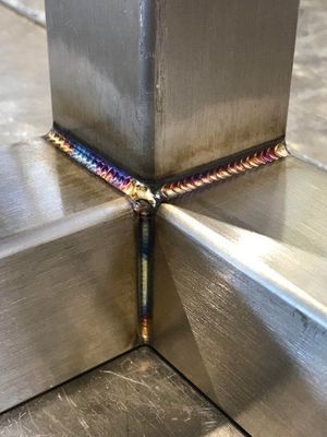 Edelstahlblech Metall Laserschweißteile Herstellung mit Anpassungsmöglichkeit