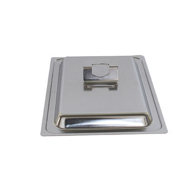 Kühl-Buffet-Tray Display-Tray mit Deckel Nickelplattiert Maßgeschneiderte Edelstahl Lebensmittel